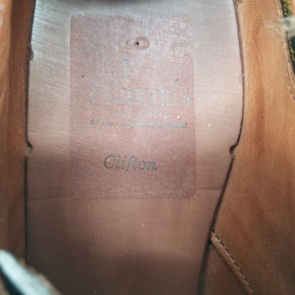 ALLEN EDMONDS Clifton Mens Dress Shoes Black Leather  Cap Toe Oxfords Size 10 B - Picture 7 of 8